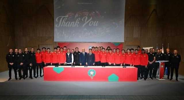 الجامعة الملكية المغربية لكرة القدم تقيم حفلا على شرف المنتخب الوطني لأقل من 17 سنة
