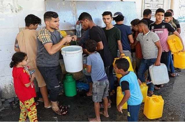 اليونيسيف: نقص كارثي في مياه الشرب في غزة
