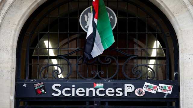 عاجل : طلاب يغلقون مداخل جامعة سيانس بو في باريس في احتجاج على حرب غزة