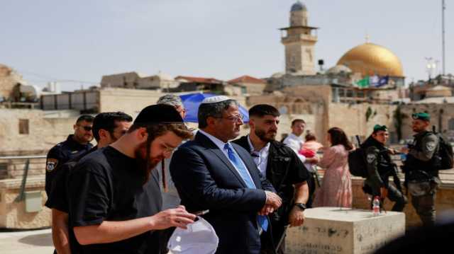 الوزير الإسرائيلي المتطرف إيتمار بن غفير يقتحم المسجد الأقصى