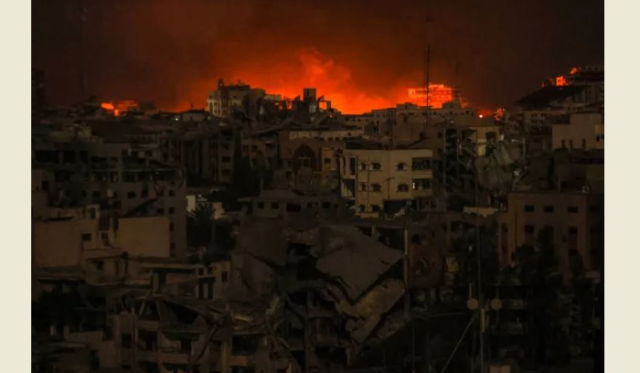 عاجل : غارات إسرائيلية تستهدف مناطق عدة بمدينة غزة وشمالها