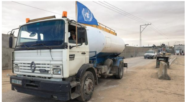 الأونروا: كمية الوقود الداخلة لغزة غير كافية