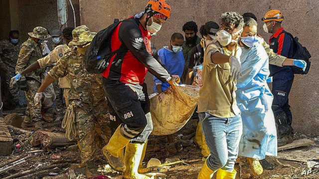 عاجل : ارتفاع عدد قتلى الفيضانات في ليبيا إلى 11300