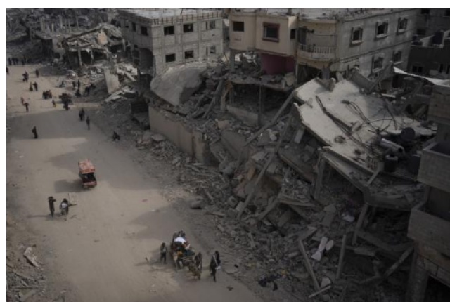 ارتقاء 4 عمال إغاثة دولية بقصف إسرائيلي غربي خانيونس