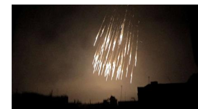 عاجل : إطلاق قنابل فسفورية إسرائيلية على شمال قطاع غزة