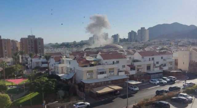 عاجل : دوي انفجار قوي في مدينة ام الرشراش إيلات على البحر الأحمر - فيديو