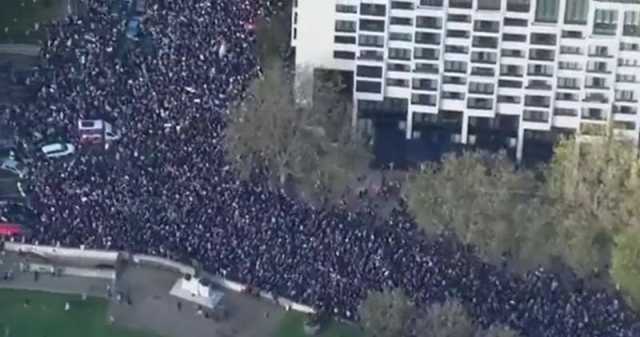 مظاهرة مليونية في لندن .. ومئات الآلاف في فرنسا وبلجيكا للمطالبة بوقف العدوان على غزة