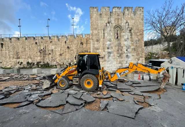 عاجل : قبيل رمضان .. الاحتلال يجرّف أرض سوق الجمعة في القدس