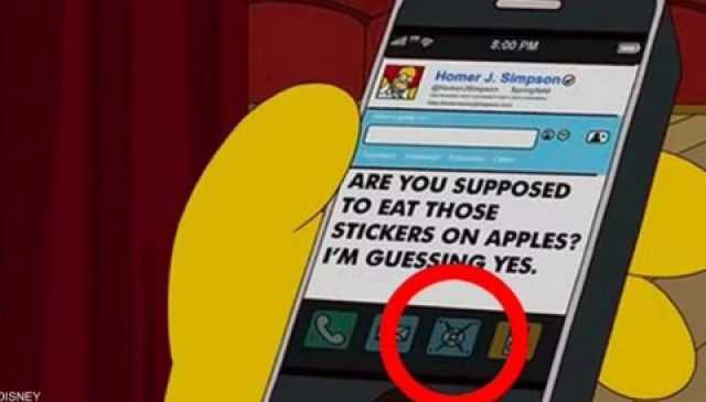 صورة مدهشة من مسلسل “سيمبسون”.. هل تنبأ باسم تويتر الجديد؟