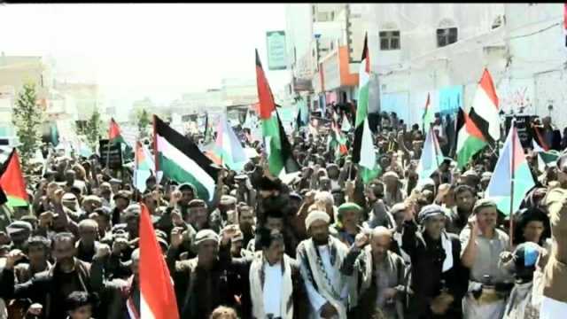 مسيرة في السوادية بالبيضاء تنديدا بجرائم العدو الصهيوني في غزة