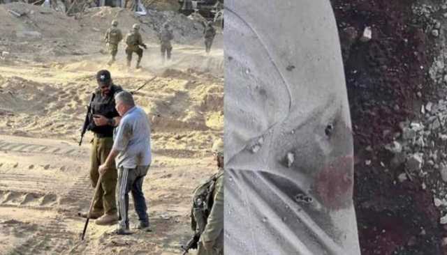 “جيش” العدو الإسرائيلي يعدم مسنا فلسطينا بصورة بشعة