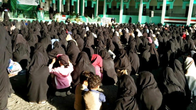 فعالية ومعرض للهيئة النسائية في مديرية سنحان بصنعاء