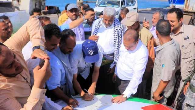 توقيع اتفاقية إنشاء ميناء بري جاف بالحديدة