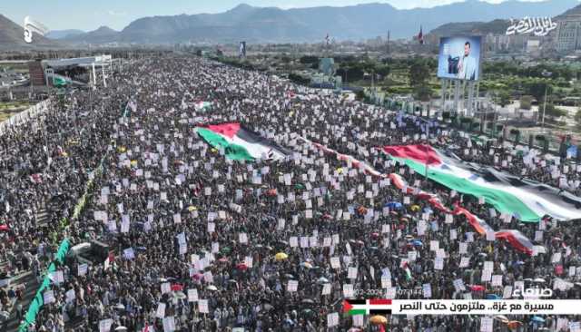 الوفاء ما تغير عهد الأحرار باقي.. شاهد أجمل الصور الجوية للطوفان المليوني في ميدان السبعين بالعاصمة صنعاء تحت شعار “مع غزة.. ملتزمون حتى النصر”