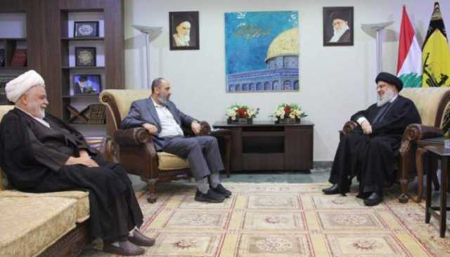 السيد نصر الله يستقبل أمين عام الجماعة الإسلامية في لبنان