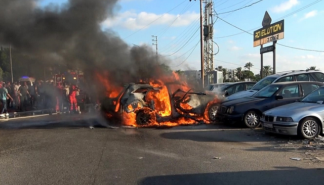 اغتيال قيادي في حماس بقصف صهيوني استهدف سيارته بمدينة صيدا جنوبي لبنان