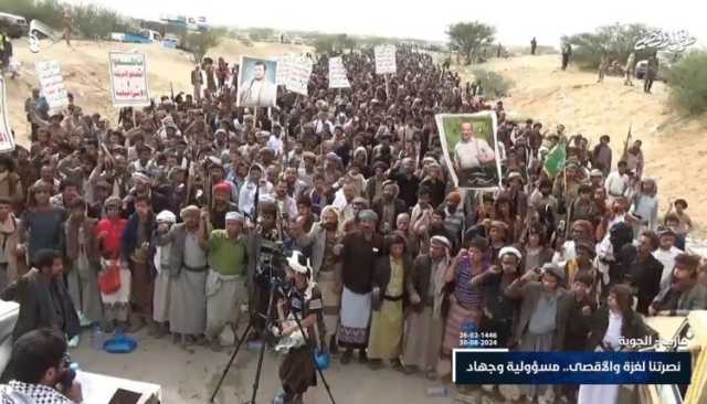 صور| مسيرات جماهيرية حاشدة بمأرب تحت شعار “نصرتنا لغزة والأقصى.. مسؤولية وجهاد”