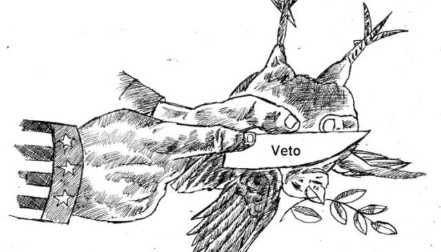 فيتو أميركي ضد قرار وقف إطلاق النار في غزة