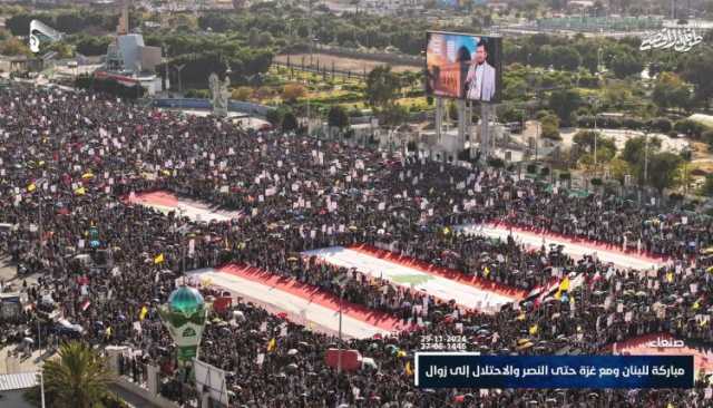 شاهد| الشهيد القائد السيد حسين بدرالدين الحوثي في ميدان السبعين.. كلمات من نور تترجم جانبا من المنهجية التي تأسس عليها موقف اليمن المساند لغزة