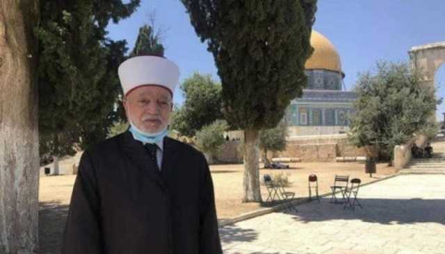 مفتي القدس يحذر من عدوان مبيت ومخططات إبادة وتهجير بحق الشعب الفلسطيني