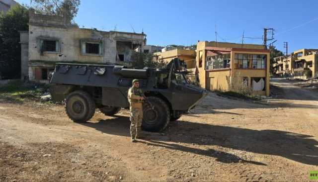 الجيش اللبناني ينتشر في بلدة الطيبة بعد انسحاب قوات العدو الصهيوني