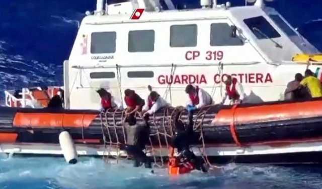 مصرع 41 مهاجرًا بعد غرق قاربهم قبالة جزيرة لامبيدوزا الإيطالية