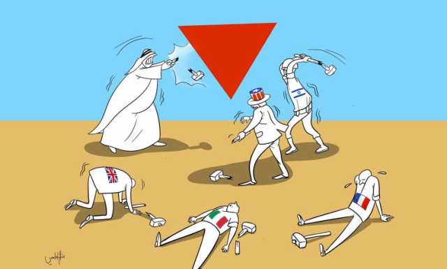 كاريكاتير العدوان الإسرائيلي على غزة
