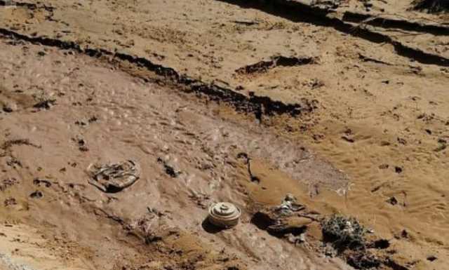 مرصد حقوقي يمني يحذّر من خطر الألغام التي جرفتها السيول