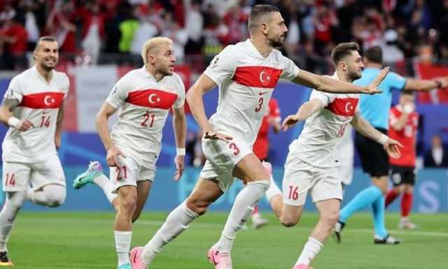 تركيا تتأهل على حساب النمسا للقاء هولندا في دور الثمانية في يورو2024