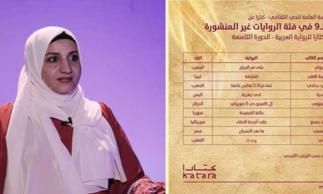 كاتبة يمنية ضمن القوائم القصيرة لـ”جائزة كتارا للرواية العربية”