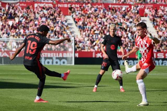 برشلونة يحقق فوزاً كبيراً على جيرونا في الدوري الإسباني