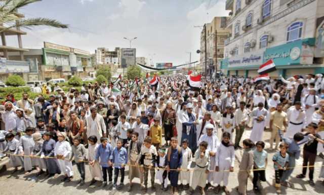 مظاهرات في مدن يمنية دعما لغزة وتنديدا بدعم واشنطن للاحتلال