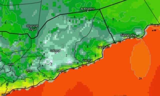 محافظات اليمن الشرقية على موعد مع موجة صقيع شديدة