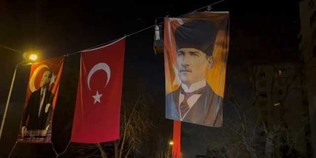 رفع صور أتاتورك بشارع السفارة السعودية في أنقرة