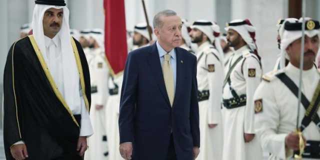 أردوغان يؤكد خلال لقائه أمير قطر على ضرورة محاسبة إسرائيل