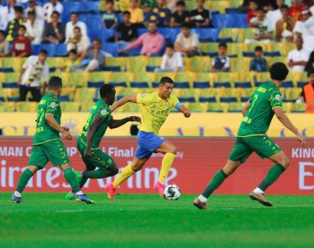 رونالدو يقود النصر للفوز على الشرطة العراقي بهدف وحيد