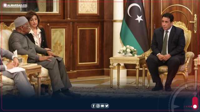 المنفي يؤكد لباتيلي على إستراتيجية الرئاسي بالتوفيق بين الاطراف الليبية