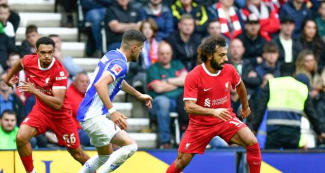 محمد صلاح يقود هجوم ليفربول في ودية دارمشتات