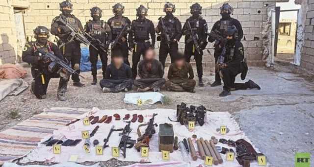 العراق.. عملية أمنية تطيح بتجار مخدرات “ينتمون لتنظيم داعش” (صور)