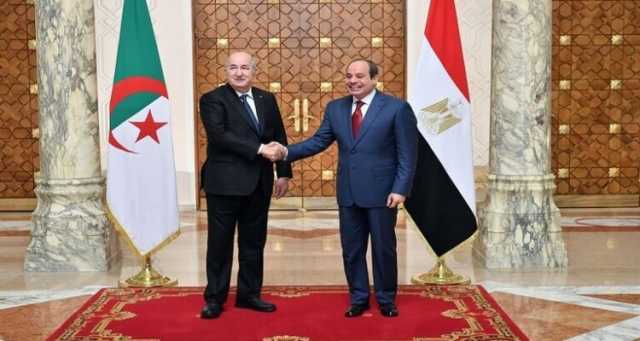 الرئيس الجزائري يبعث برسالة لنظيره المصري (صور)