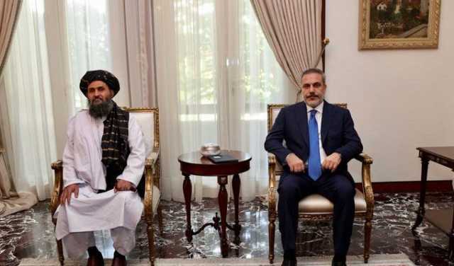 وزير الخارجية التركي يستقبل مسؤولا في حكومة طالبان بالعاصمة أنقرة