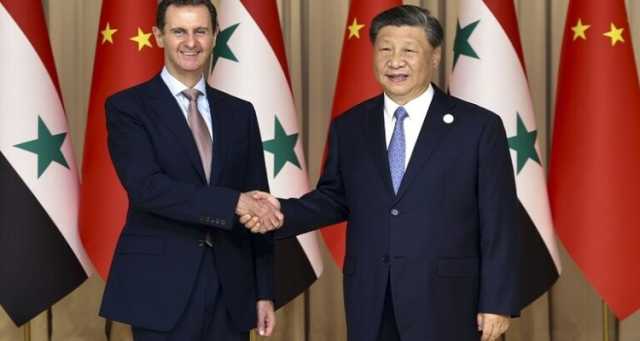 شي في لقاء مع الأسد: الصين وسوريا تقيمان شراكة استراتيجية