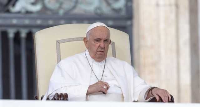 بابا الفاتيكان يدعو إلى وقف إطلاق النار في الأراضي المقدسة