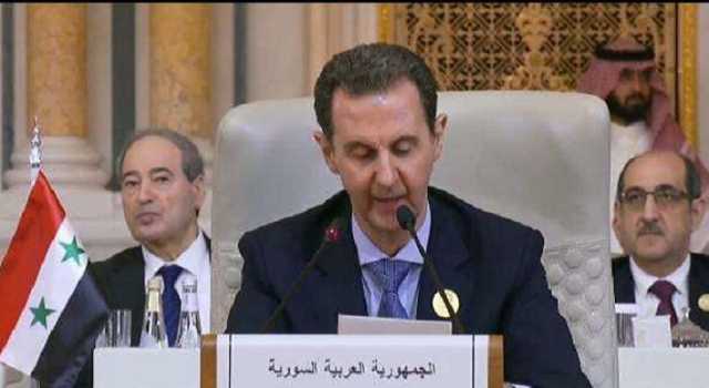 القمة العربية الإسلامية .. الرئيس السوري يدعو إلى وقف أي مسار سياسي مع إسرائيل