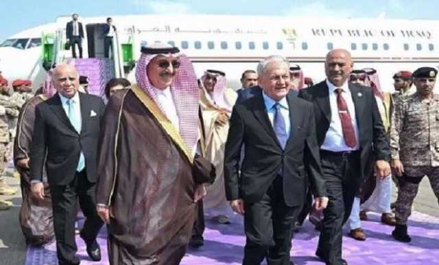 الخبير الذي أصبح رئيسا.. ما سبب زيارة الرئيس العراقي لجازان السعودية؟ (صور)