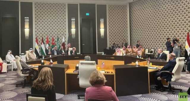 انطلاق الاجتماع بين وزراء الخارجية العرب وبلينكن في عمان
