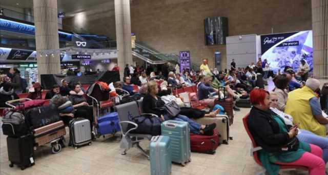 منذ اندلاع الحرب.. إلغاء 80 بالمئة من رحلات مطار بن غوريون