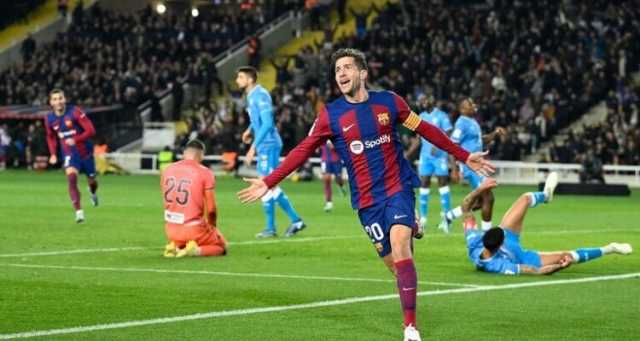 برشلونة يفلت من كمين فريق تركي آل الشيخ