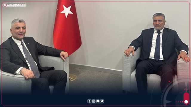 تكالة يبحث مع وزير الاقتصاد التركي سبل تعزيز التعاون المشترك بين البلدين