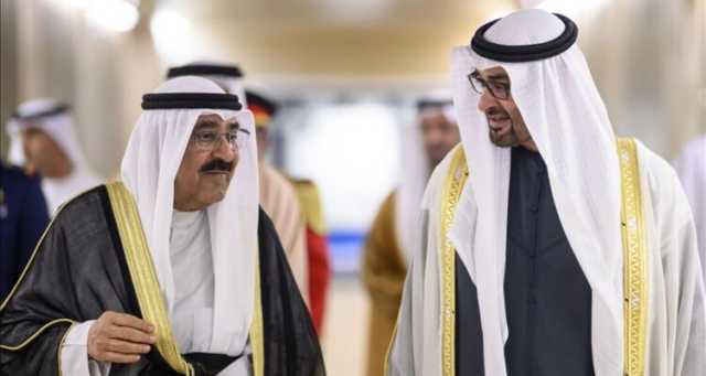 رئيس الإمارات وأمير الكويت يبحثان تعزيز التعاون وقضايا إقليمية